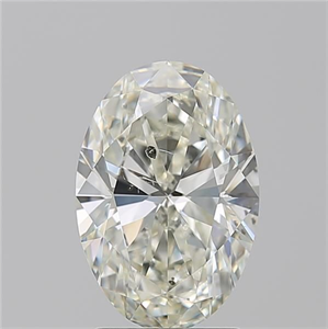 Picture of Natural Diamond 2.20 Carats, Oval with  Cut, K Color, SI2 Clarity and Certified by GIA