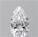 Diamante Natural 0.70 quilates, De pera , Color D, claridad VVS1 y certificado GIA