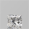 Diamante Natural 0.51 quilates, Princesa , Color E, claridad VS1 y certificado GIA