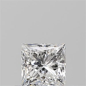Foto Diamante Natural 0.51 quilates, Princesa , Color E, claridad VS1 y certificado GIA de