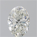 Natural Diamond 1.04 Carats, Oval with  Cut, J Color, VVS2 Clarity and Certified by GIA