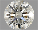Natural Diamond 0.80 Carats, Round with Excellent Cut, K Color, SI1 Clarity and Certified by GIA
