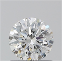 Natural Diamond 0.90 Carats, Round with Excellent Cut, F Color, VS1 Clarity and Certified by GIA