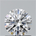 Diamante Natural 0.80 quilates, Redondo , Color D, claridad SI2 y certificado GIA
