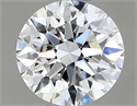Diamante Natural 0.40 quilates, Redondo , Color D, claridad VVS1 y certificado GIA