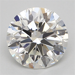 Picture of Natural Diamond 0.71 Carats, Round with Excellent Cut, H Color, VS2 Clarity and Certified by GIA