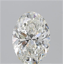 Natural Diamond 1.01 Carats, Oval with  Cut, I Color, VS1 Clarity and Certified by GIA