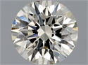 Natural Diamond 0.80 Carats, Round with Excellent Cut, L Color, IF Clarity and Certified by GIA