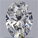 Diamante Natural 0.50 quilates, Ovalado , Color E, claridad VVS1 y certificado GIA