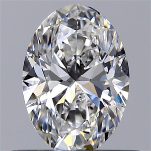Foto Diamante Natural 0.50 quilates, Ovalado , Color E, claridad VVS1 y certificado GIA de
