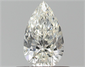 Natural Diamond 0.45 Carats, Pear with  Cut, H Color, VVS1 Clarity and Certified by IGI