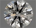 Natural Diamond 0.71 Carats, Round with Excellent Cut, G Color, IF Clarity and Certified by IGI