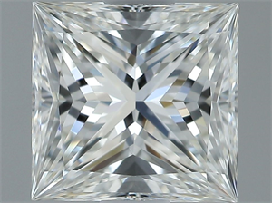 Foto Diamante Natural 1.01 quilates, Princesa , Color H, claridad VVS1 y certificado GIA de