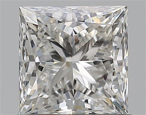 Picture of Natural Diamond 0.77 Carats, Princess with  Cut, G Color, VS1 Clarity and Certified by GIA