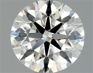 Picture of Natural Diamond 0.71 Carats, Round with Excellent Cut, F Color, VVS1 Clarity and Certified by GIA
