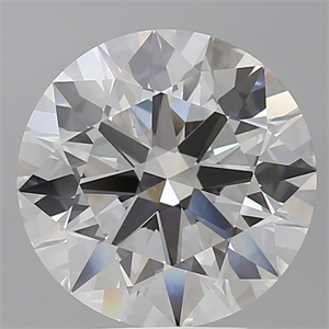 Picture of Lab Grown Diamond 5.10 Carats, Round with Ideal Cut, F Color, VS1 Clarity and Certified by IGI