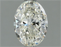 Diamante Natural 0.71 quilates, Ovalado , Color J, claridad IF y certificado IGI