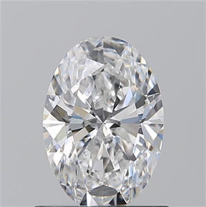Picture of Natural Diamond 0.90 Carats, Oval with  Cut, D Color, VS2 Clarity and Certified by GIA