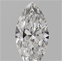 Diamante Natural 0.10 quilates, marqués , Color F, claridad VS2 y certificado IGI
