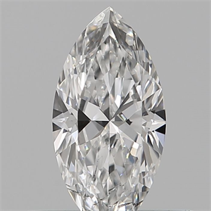 Picture of Natural Diamond 0.10 Carats, Marquise with  Cut, F Color, VS2 Clarity and Certified by IGI