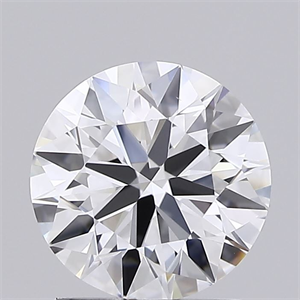 Picture of Lab Grown Diamond 1.56 Carats, Round with Ideal Cut, D Color, VS1 Clarity and Certified by IGI