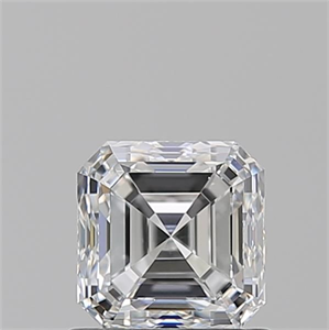 Picture of Natural Diamond 1.01 Carats, Asscher with  Cut, E Color, VS1 Clarity and Certified by GIA
