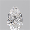 Natural Diamond 0.70 Carats, Pear with  Cut, E Color, VS1 Clarity and Certified by GIA