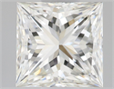 Natural Diamond 0.60 Carats, Princess with  Cut, I Color, VS1 Clarity and Certified by GIA