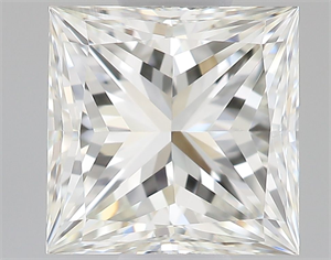 Picture of Natural Diamond 0.60 Carats, Princess with  Cut, I Color, VS1 Clarity and Certified by GIA
