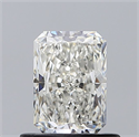Natural Diamond 0.71 Carats, Radiant with  Cut, I Color, VS2 Clarity and Certified by GIA