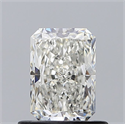 Natural Diamond 0.71 Carats, Radiant with  Cut, I Color, VS2 Clarity and Certified by GIA