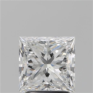 Foto Diamante Natural 2.03 quilates, Princesa , Color F, claridad SI2 y certificado GIA de