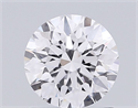 Lab Grown Diamond 1.05 Carats, Round with Excellent Cut, D Color, VVS2 Clarity and Certified by IGI