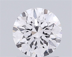 Picture of Lab Grown Diamond 1.05 Carats, Round with Excellent Cut, D Color, VVS2 Clarity and Certified by IGI