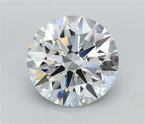 Picture of Lab Grown Diamond 8.44 Carats, Round with Excellent Cut, D Color, VVS2 Clarity and Certified by GIA