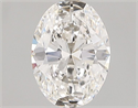 Diamante Natural 0.59 quilates, Ovalado , Color E, claridad VVS2 y certificado GIA