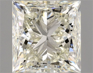 Foto Diamante Natural 1.50 quilates, Princesa , Color L, claridad VVS2 y certificado GIA de