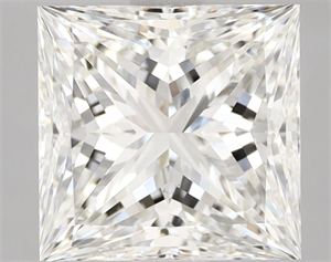 Picture of Natural Diamond 3.02 Carats, Princess with  Cut, I Color, VS2 Clarity and Certified by GIA