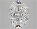 Natural Diamond 5.14 Carats, Oval with  Cut, E Color, VS1 Clarity and Certified by GIA