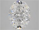 Natural Diamond 5.14 Carats, Oval with  Cut, E Color, VS1 Clarity and Certified by GIA