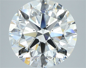 Picture of Natural Diamond 3.53 Carats, Round with Excellent Cut, F Color, VS1 Clarity and Certified by GIA