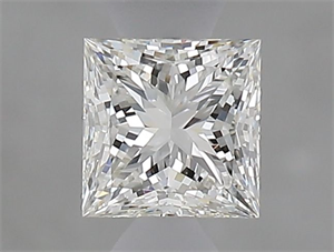 Picture of Natural Diamond 0.50 Carats, Princess with  Cut, G Color, VVS1 Clarity and Certified by IGI