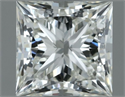 Natural Diamond 0.71 Carats, Princess with  Cut, I Color, VVS1 Clarity and Certified by IGI