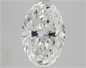 Diamante Natural 3.03 quilates, Ovalado , Color F, claridad VVS1 y certificado GIA