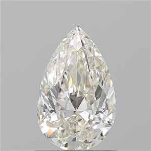 Picture of Natural Diamond 0.92 Carats, Pear with  Cut, J Color, VS1 Clarity and Certified by GIA