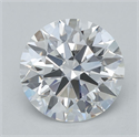 Lab Grown Diamond 1.16 Carats, Round with Ideal Cut, D Color, VVS2 Clarity and Certified by IGI