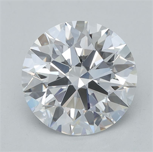 Picture of Lab Grown Diamond 1.16 Carats, Round with Ideal Cut, D Color, VVS2 Clarity and Certified by IGI