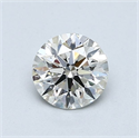 Diamante Natural 0.80 quilates, Redondo , Color I, claridad SI1 y certificado GIA