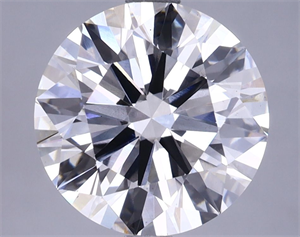 Picture of Lab Grown Diamond 3.81 Carats, Round with Ideal Cut, G Color, VS2 Clarity and Certified by IGI