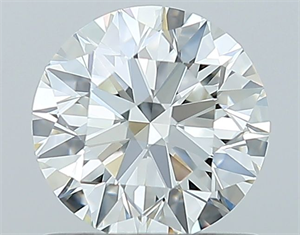 Picture of Natural Diamond 0.90 Carats, Round with Excellent Cut, J Color, IF Clarity and Certified by GIA